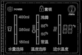 锅炉液晶屏图纸